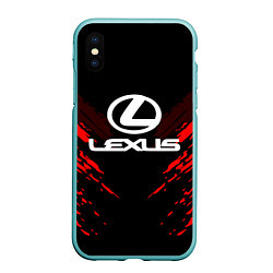 Чехол iPhone XS Max матовый Lexus: Red Anger