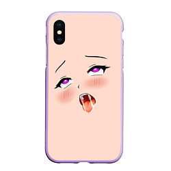 Чехол iPhone XS Max матовый Ahegao Face