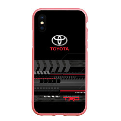 Чехол iPhone XS Max матовый Toyota TRD