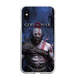 Чехол iPhone XS Max матовый God of War: Kratos