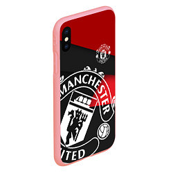 Чехол iPhone XS Max матовый FC Man United: Exclusive, цвет: 3D-баблгам — фото 2