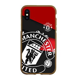 Чехол iPhone XS Max матовый FC Man United: Exclusive