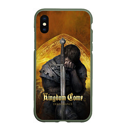 Чехол iPhone XS Max матовый Kingdom Come: Sad Henry, цвет: 3D-темно-зеленый