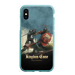 Чехол iPhone XS Max матовый Kingdom Come: Deliverance, цвет: 3D-мятный