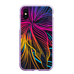 Чехол iPhone XS Max матовый Floral Design