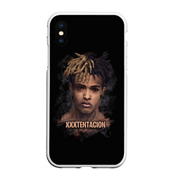 Чехол iPhone XS Max матовый Jahseh Onfroy, цвет: 3D-белый