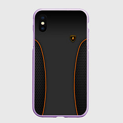 Чехол iPhone XS Max матовый Lamborghini Style