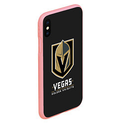 Чехол iPhone XS Max матовый Vegas: Golden Knights, цвет: 3D-баблгам — фото 2