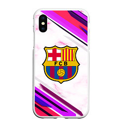 Чехол iPhone XS Max матовый Barcelona