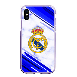 Чехол iPhone XS Max матовый Real Madrid