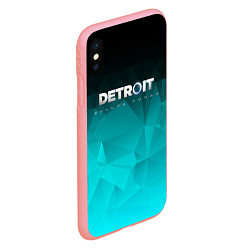 Чехол iPhone XS Max матовый Detroit: Become Human, цвет: 3D-баблгам — фото 2