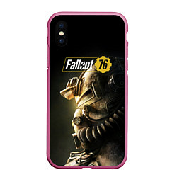 Чехол iPhone XS Max матовый FALLOUT 76