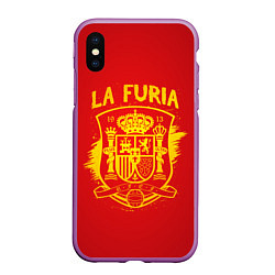 Чехол iPhone XS Max матовый La Furia