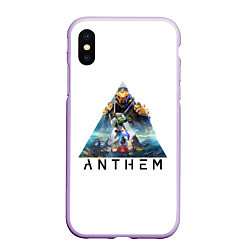 Чехол iPhone XS Max матовый ANTHEM Planet, цвет: 3D-сиреневый