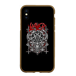 Чехол iPhone XS Max матовый Slayer: Hell Goat