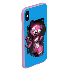 Чехол iPhone XS Max матовый Cuddle Team Leader, цвет: 3D-сиреневый — фото 2