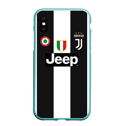 Чехол iPhone XS Max матовый FC Juventus 18-19