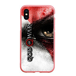 Чехол iPhone XS Max матовый God of War: Kratos, цвет: 3D-баблгам