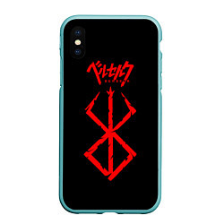 Чехол iPhone XS Max матовый Berserk: Stigma, цвет: 3D-мятный