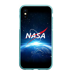 Чехол iPhone XS Max матовый NASA: Sunrise Earth