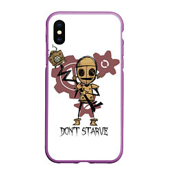 Чехол iPhone XS Max матовый Don't Starve: WX-78