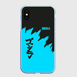 Чехол iPhone XS Max матовый GODZILLA