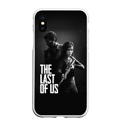 Чехол iPhone XS Max матовый The Last of Us: Black Style, цвет: 3D-белый