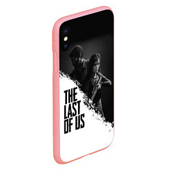 Чехол iPhone XS Max матовый The Last of Us: White & Black, цвет: 3D-баблгам — фото 2