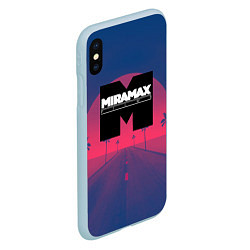 Чехол iPhone XS Max матовый Miramax Films, цвет: 3D-голубой — фото 2