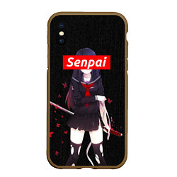 Чехол iPhone XS Max матовый Senpai Assassin