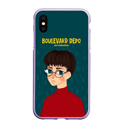 Чехол iPhone XS Max матовый Boulevard Depo