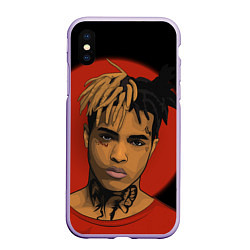 Чехол iPhone XS Max матовый XXXTentacion: Red Sun