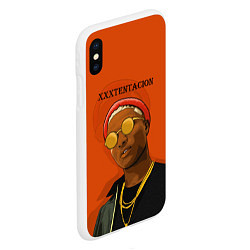 Чехол iPhone XS Max матовый XXXtentacion king, цвет: 3D-белый — фото 2