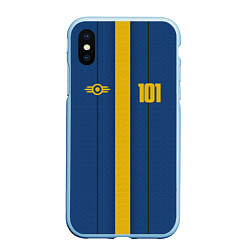 Чехол iPhone XS Max матовый Fallout: Vault 101