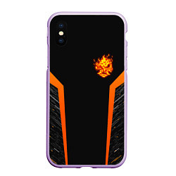 Чехол iPhone XS Max матовый Cyberpunk 2077: Samurai Style