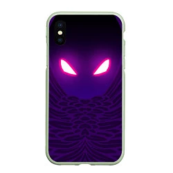 Чехол iPhone XS Max матовый Fortnite: Raven Eyes