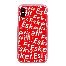 Чехол iPhone XS Max матовый Esketit Pattern