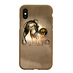 Чехол iPhone XS Max матовый Overlord Albedo, цвет: 3D-коричневый