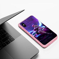 Чехол iPhone XS Max матовый Evelynn, цвет: 3D-баблгам — фото 2