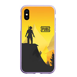 Чехол iPhone XS Max матовый PUBG: Sunrise