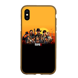 Чехол iPhone XS Max матовый RDR 2: Team