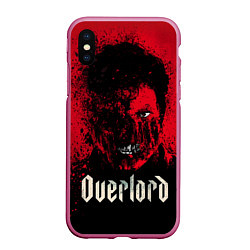 Чехол iPhone XS Max матовый Overlord: Red Rage, цвет: 3D-малиновый