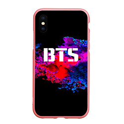 Чехол iPhone XS Max матовый BTS: Colors Explode