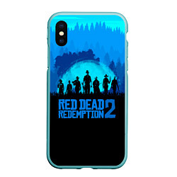 Чехол iPhone XS Max матовый RDR 2: Blue Style