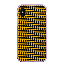 Чехол iPhone XS Max матовый Off-White: Yellow Fashion, цвет: 3D-сиреневый