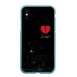 Чехол iPhone XS Max матовый Lil Peep: Broken Heart