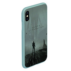 Чехол iPhone XS Max матовый Death Stranding, цвет: 3D-мятный — фото 2