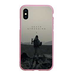 Чехол iPhone XS Max матовый Death Stranding