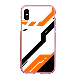 Чехол iPhone XS Max матовый CS:GO Asiimov Light