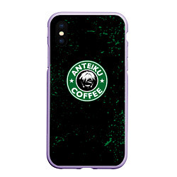 Чехол iPhone XS Max матовый Anteiku coffee sturbucks